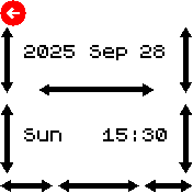 datetime with swipe controls